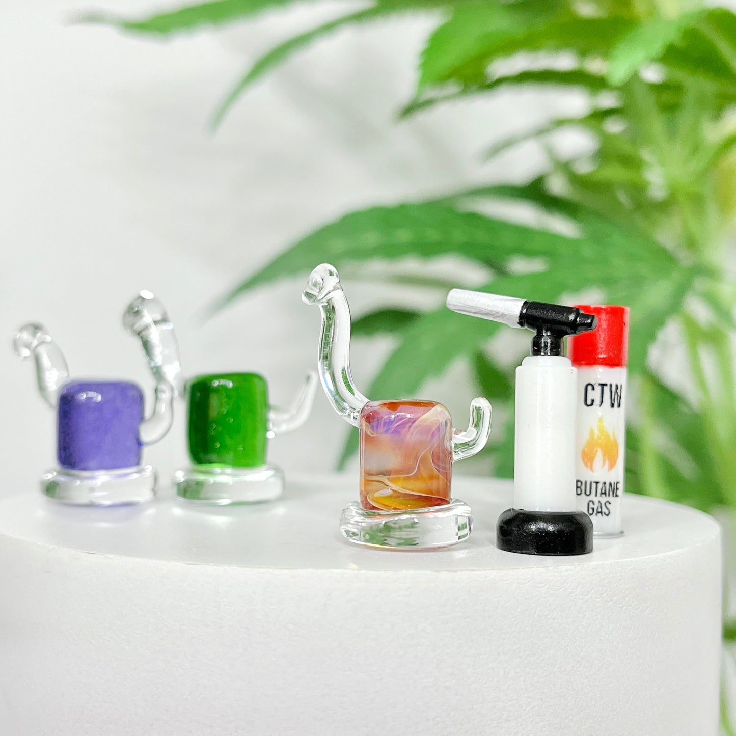 Solid Glass Miniature Rig Sculptures