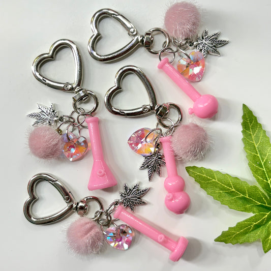 Pink Cluster Bag Charms