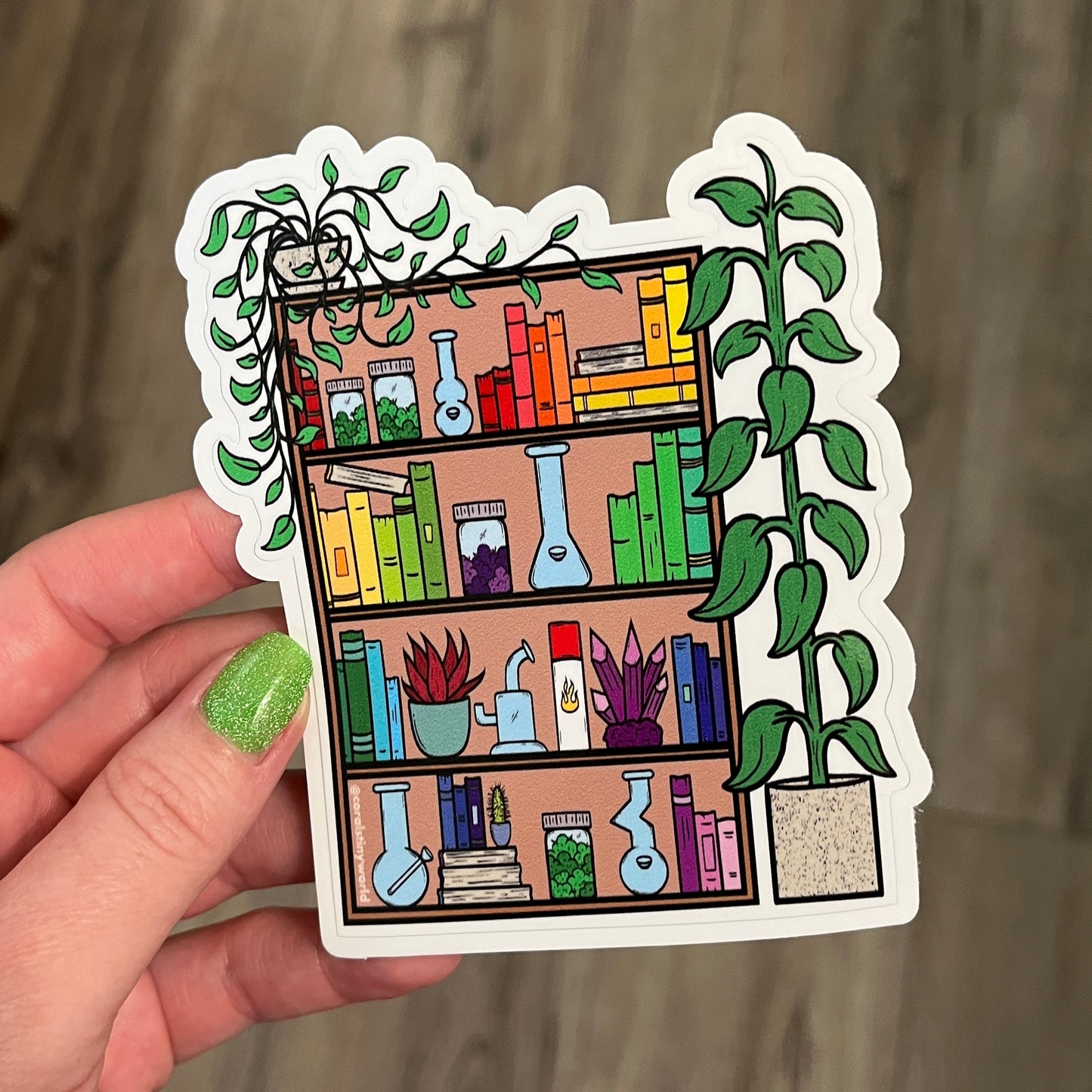 Bongs & Books sticker