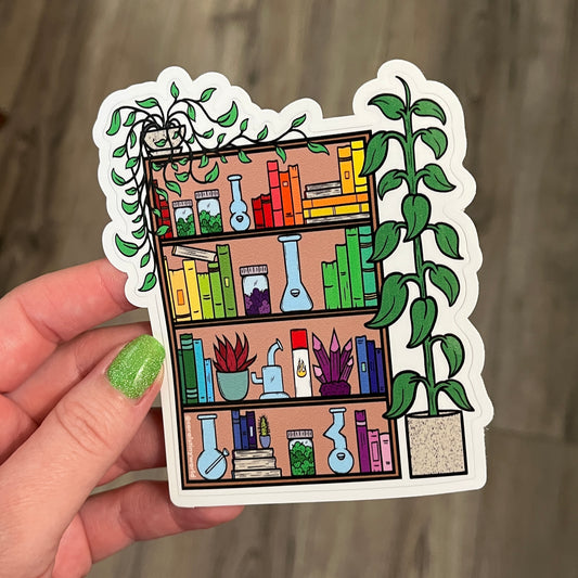 Bongs & Books sticker