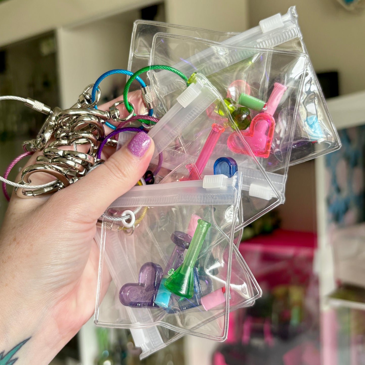 Miniature Stoner Bag Charm Set