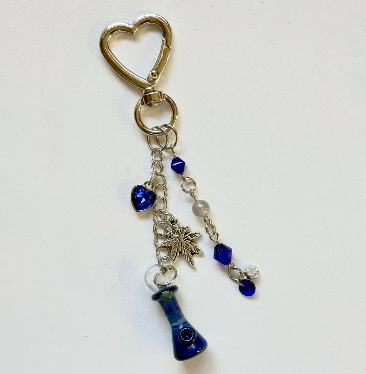 Glass Fancy Bag Charm