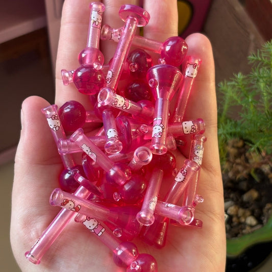 Rosy Pink HK 3D printed mini bongs