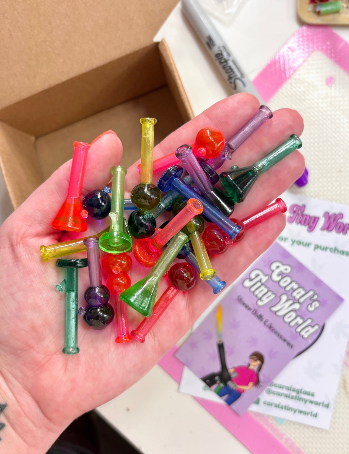 Miniature Stoner Bag Charm Set