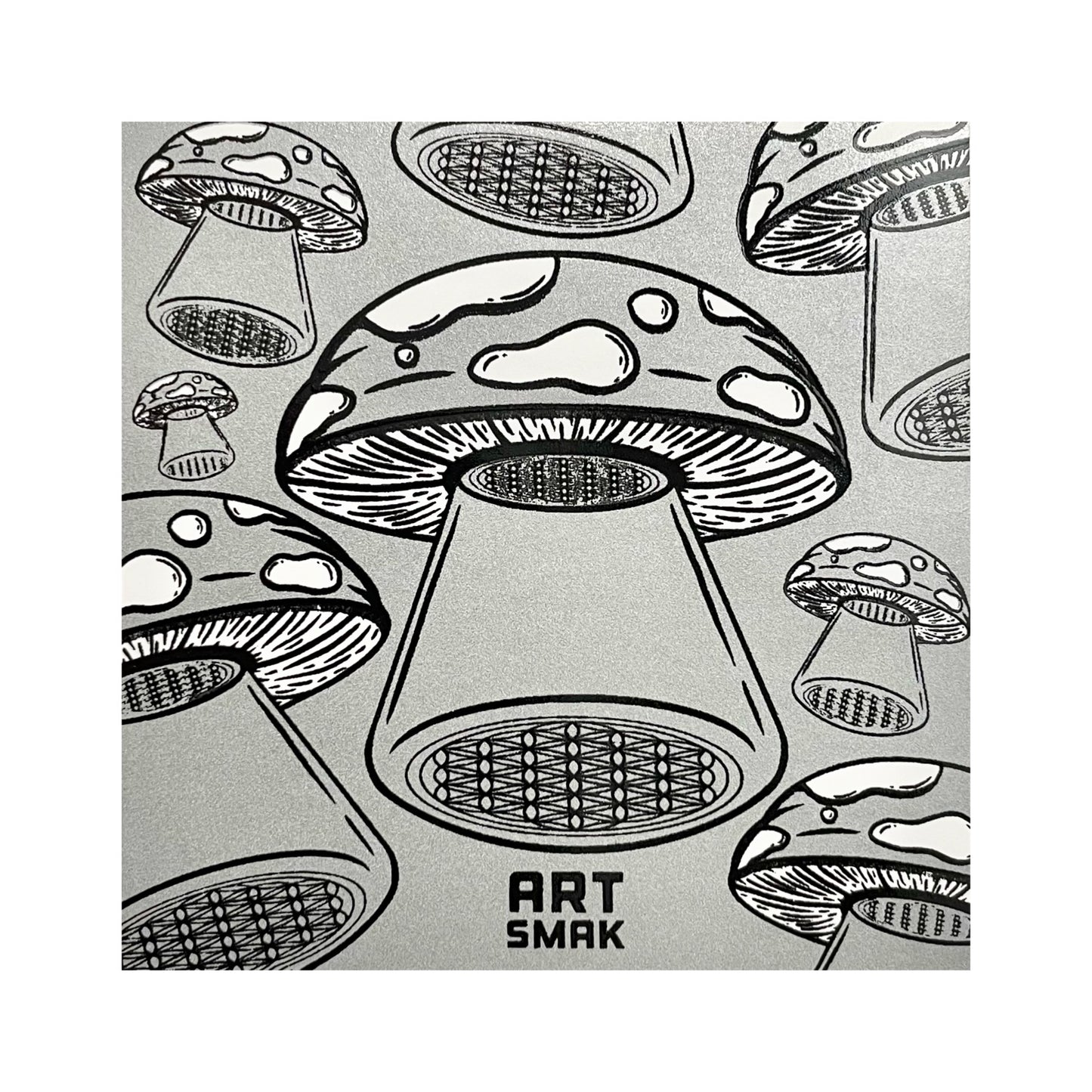 UFO Shroom Invasion sticker