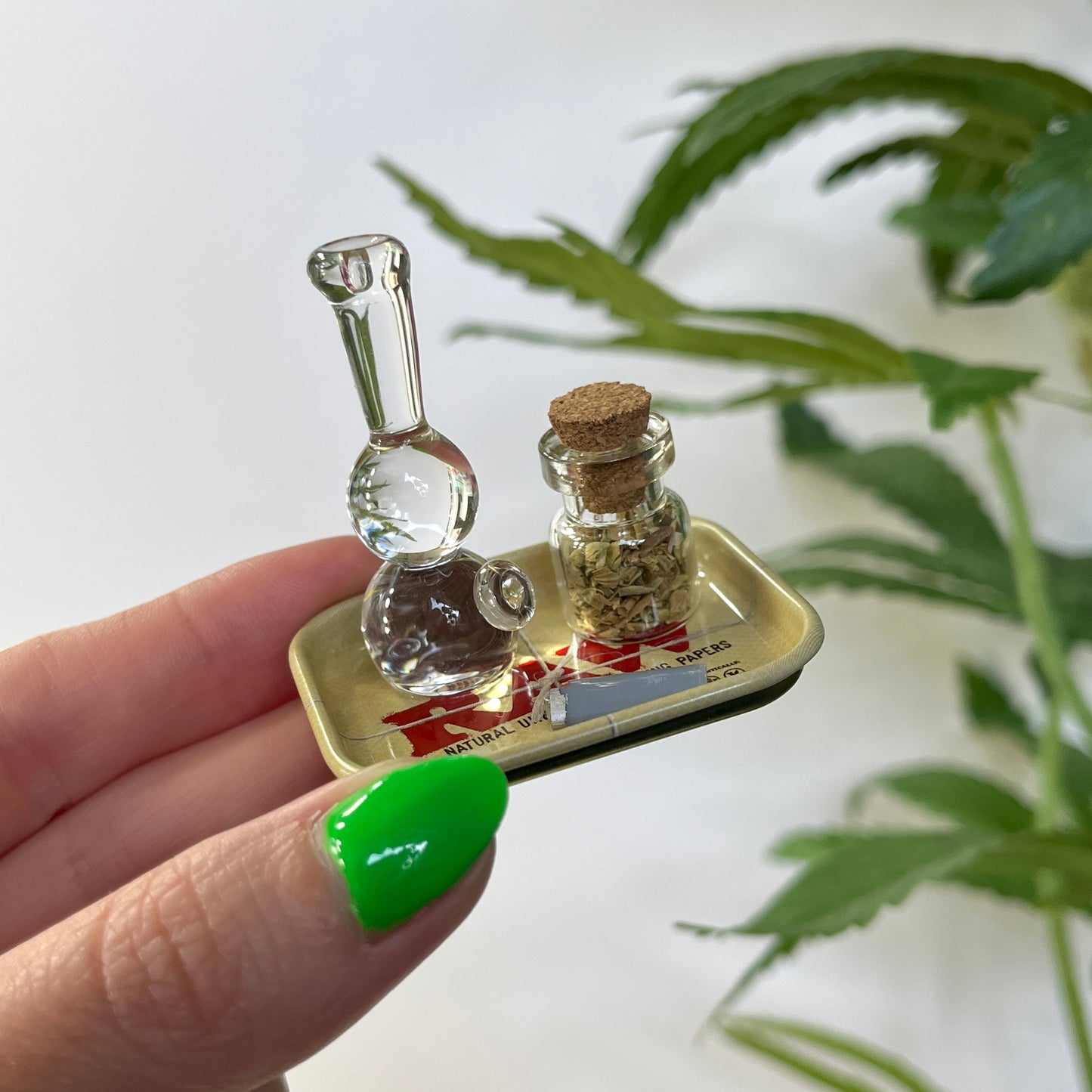Clear Miniature Solid Glass Sculptures