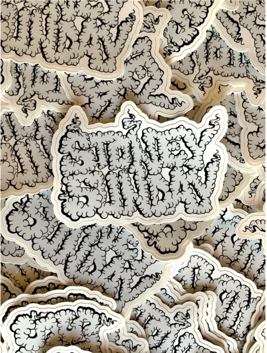 Smokey Stoney Sunday sticker