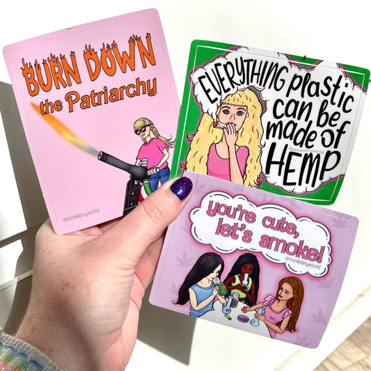 Stoner Doll stickers