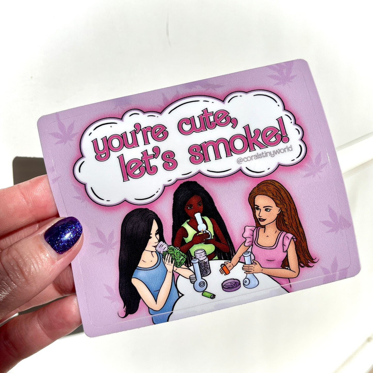 Stoner Doll stickers