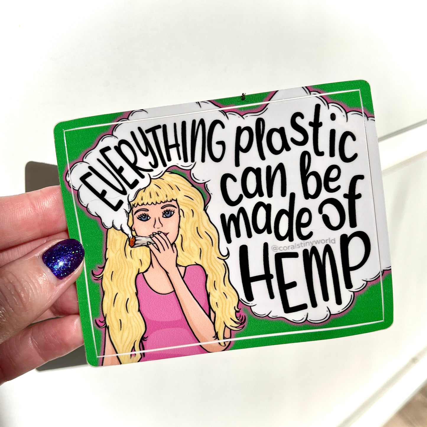 Stoner Doll stickers