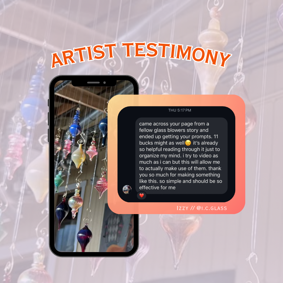 Prompts for Posts When You'd Rather be Making Art