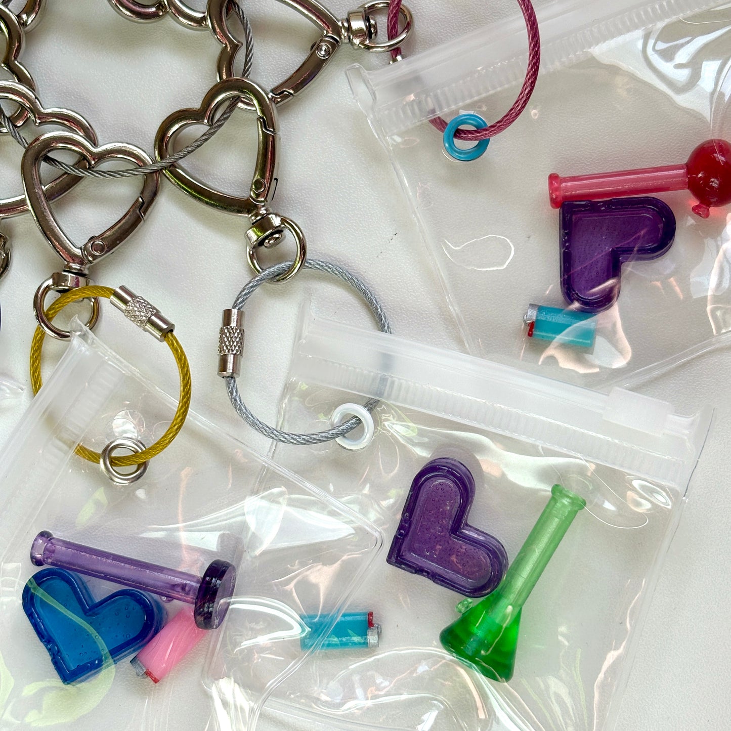 Miniature Stoner Bag Charm Set