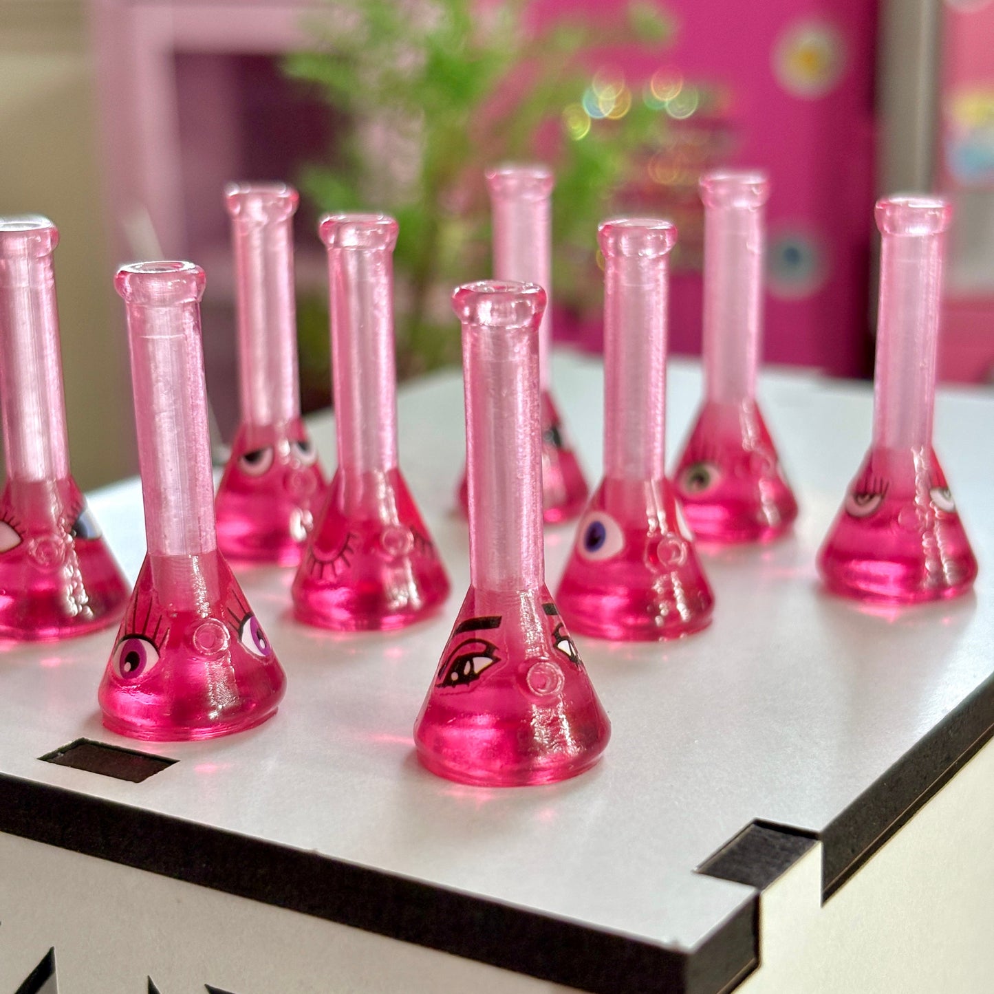Rosy Eyes 3D printed mini bongs