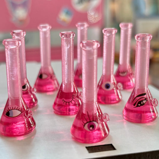 Rosy Eyes 3D printed mini bongs