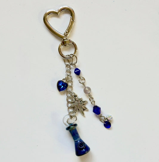 Glass Fancy Bag Charm