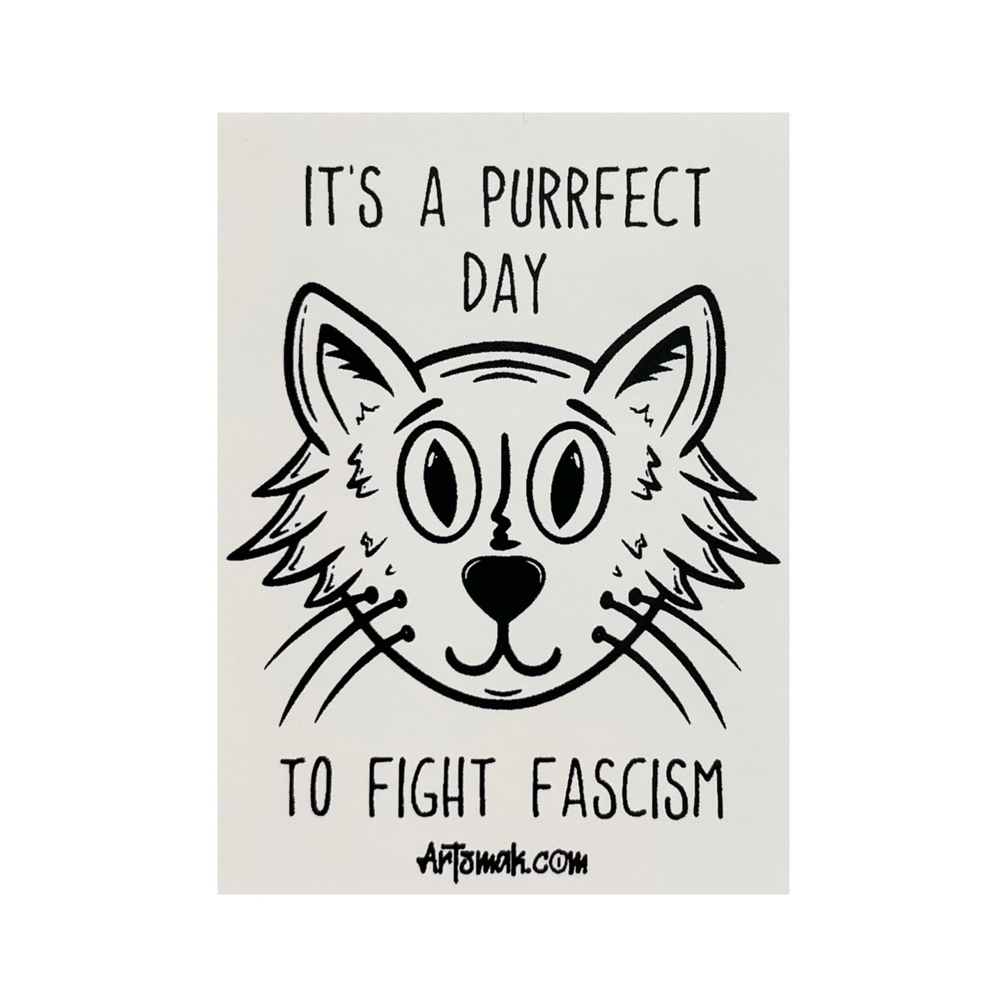 Purrfect Day sticker