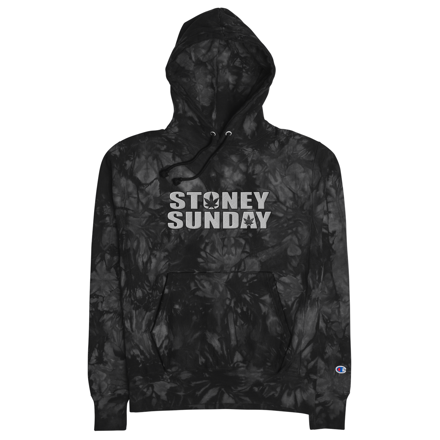 Stoney Sunday Tie-Dye Embroidered Hoodie