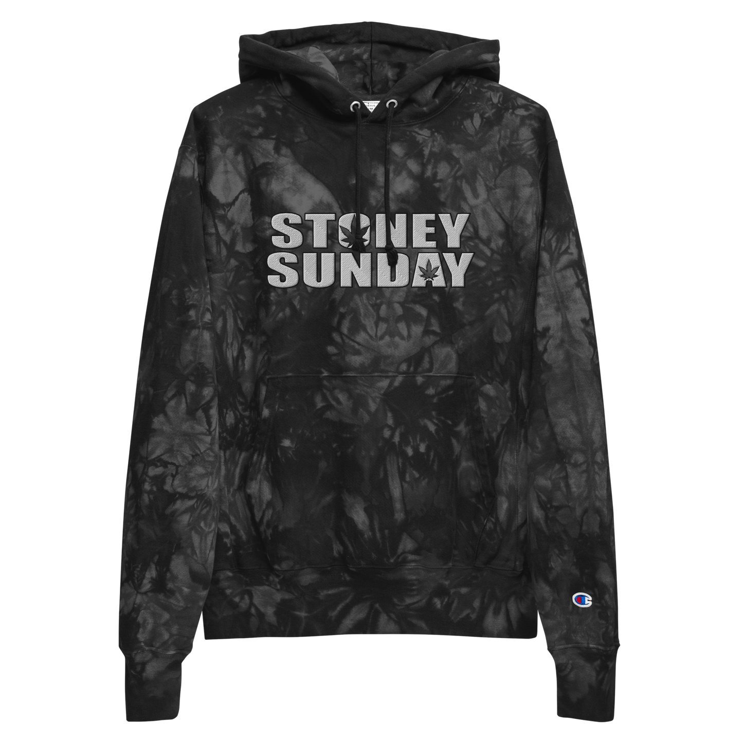 Stoney Sunday Tie-Dye Embroidered Hoodie