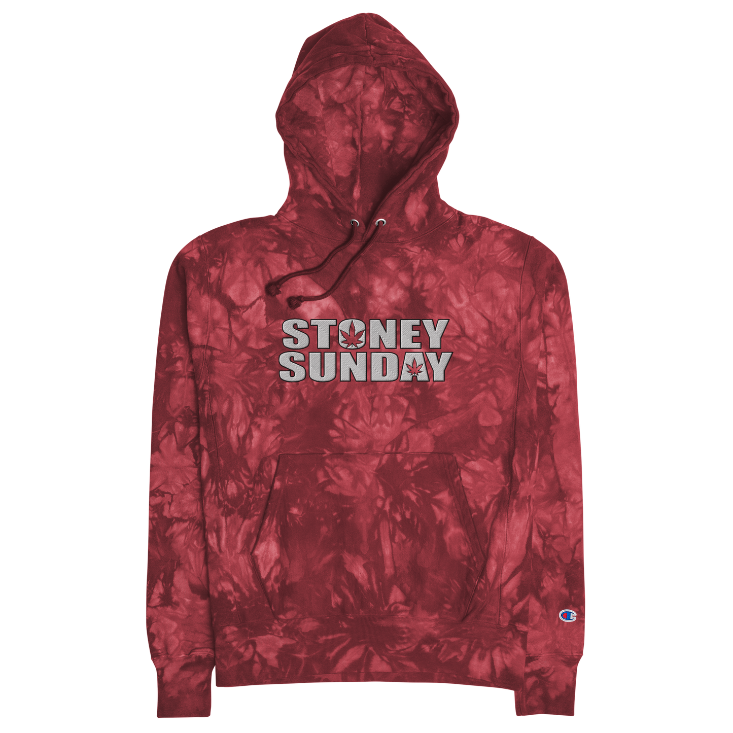 Stoney Sunday Tie-Dye Embroidered Hoodie