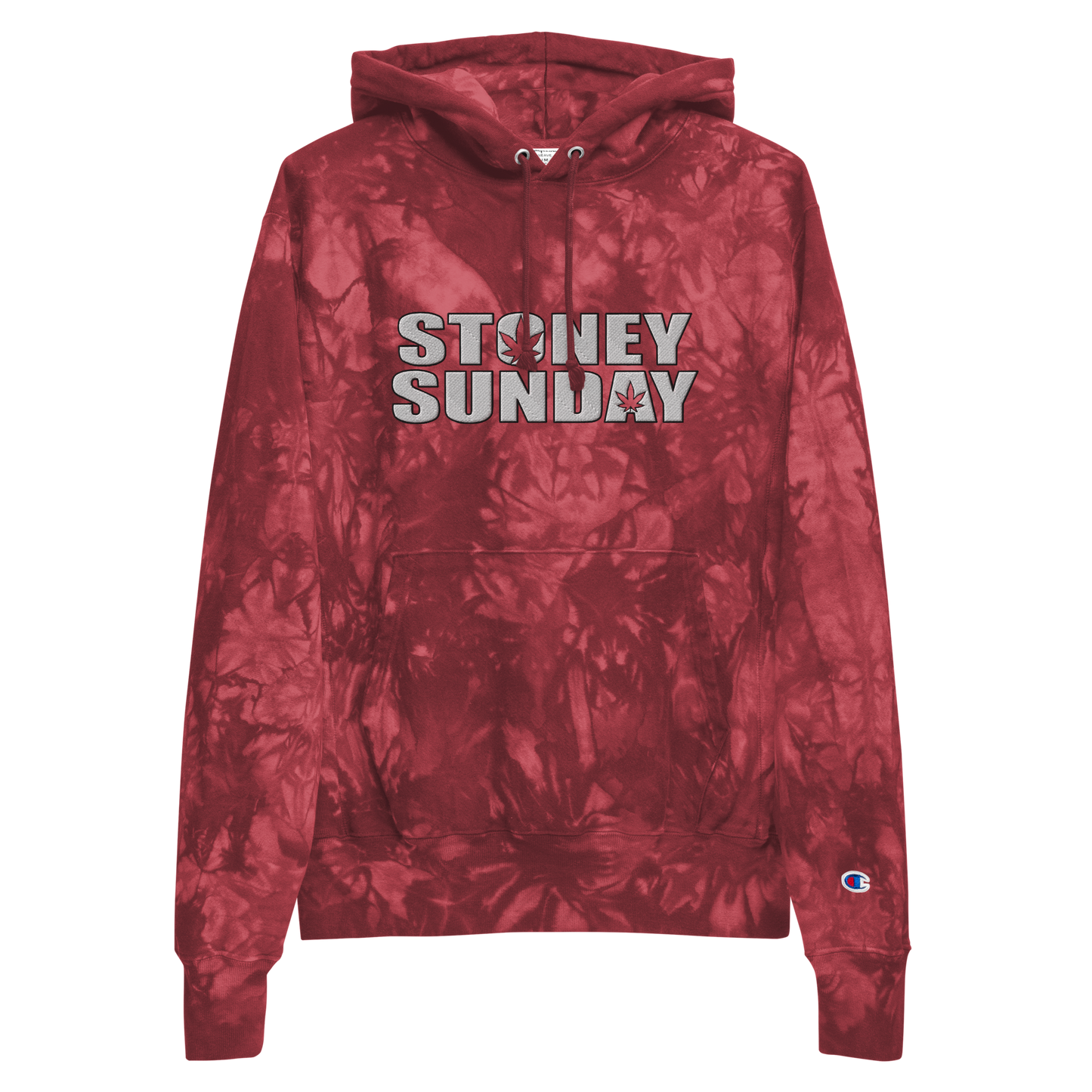 Stoney Sunday Tie-Dye Embroidered Hoodie