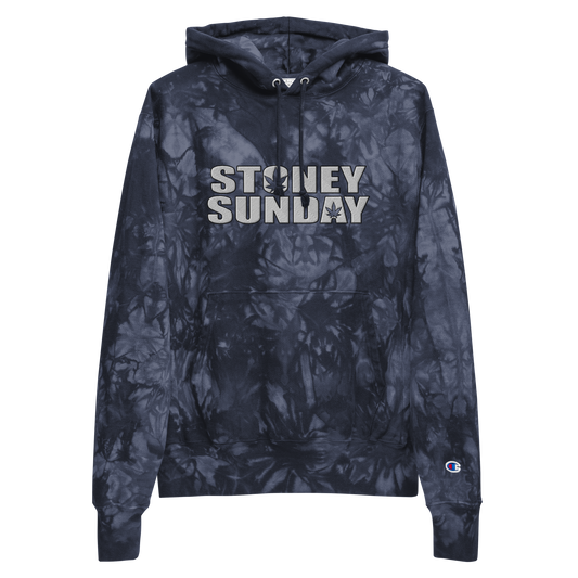 Stoney Sunday Tie-Dye Embroidered Hoodie