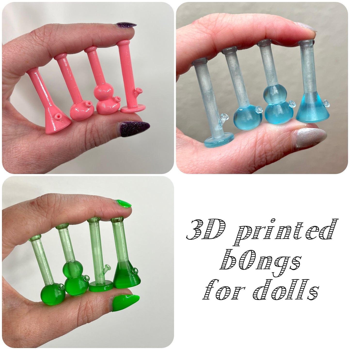 3D printed RESIN sculptures